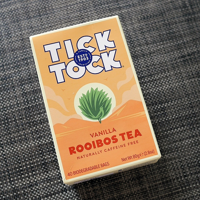 チックタック　バニラルイボスティー　40ティーバッグ　TICK TOCK VANILLA ROOIBOS TEAの口コミ