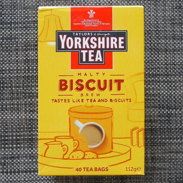 ヨークシャーティー　ビスケットブリュー　40ティーバッグ紅茶　Yorkshire Tea Biscuit Brewの口コミ