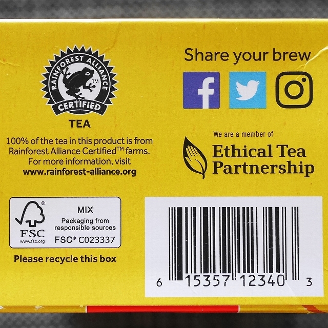 ヨークシャーティー　ビスケットブリュー　40ティーバッグ紅茶　Yorkshire Tea Biscuit Brewの口コミ