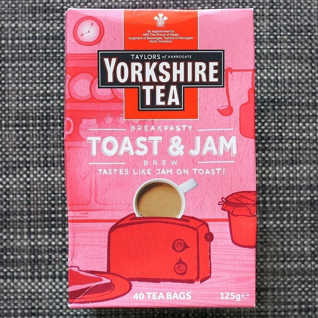 ヨークシャーティー　トースト＆ジャムブリュー　40ティーバッグ紅茶　Yorkshire Tea Toast & Jamの口コミ