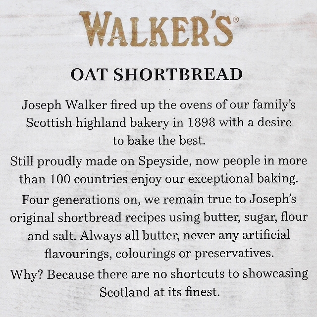 ウォーカーズ　オーツショートブレッド　Walker's Oat Shortbread 9枚入りの口コミ