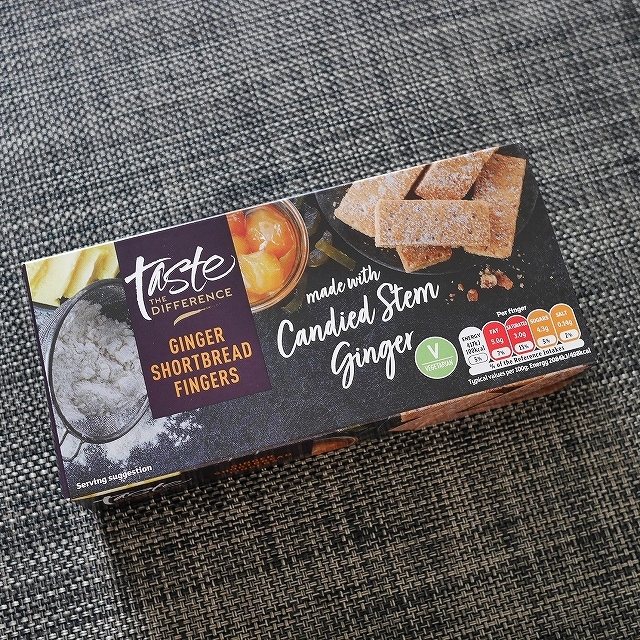 セインズベリーズ　ジンジャーショートブレッド　Sainsbury's taste GINGER SHORTBREADの口コミ