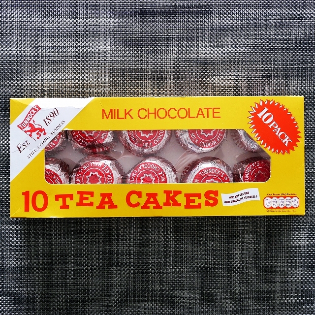 タンノック　ミルクチョコレートティーケーキ　10個　Tunnock's Milk Chocolate Teacakesの口コミ
