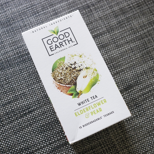 グッドアース　ホワイトティー　エルダーフラワー＆ペア　ティーバッグ　GOOD EARTH WHITE TEAの口コミ