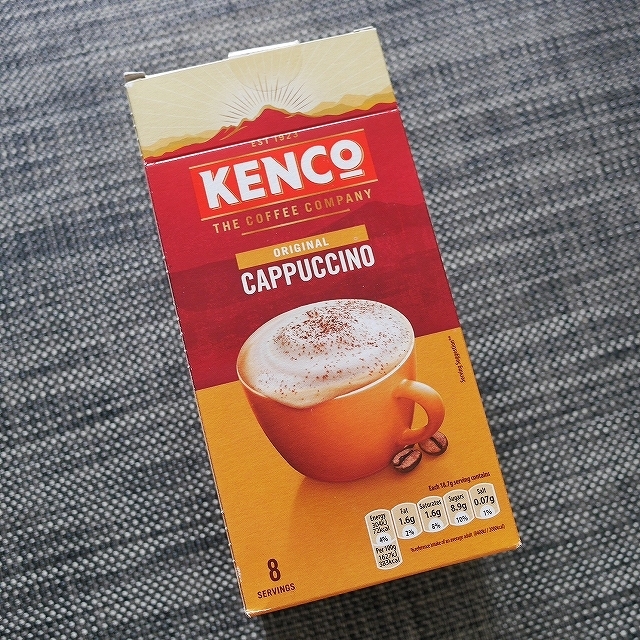 KENCO　インスタントカプチーノコーヒー　オリジナル　8袋　Kenco Cappuccino Coffeeの口コミ
