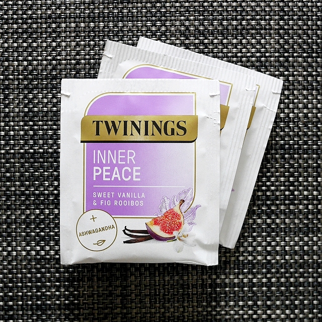 トワイニング　インナーピース　スイートバニラ＆フィグルイボス　ティーバッグ　TWININGS INNER PEACEの口コミ