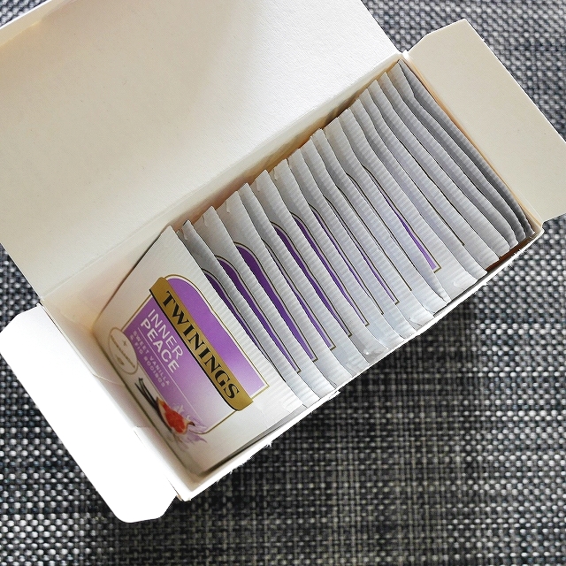 トワイニング　インナーピース　スイートバニラ＆フィグルイボス　ティーバッグ　TWININGS INNER PEACEの口コミ
