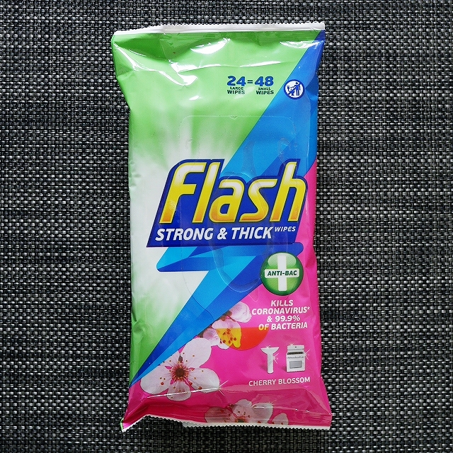 フラッシュ　ワイプ　桜の香り　Flash Strong & Thick Wipes Cherry Blossomの口コミ