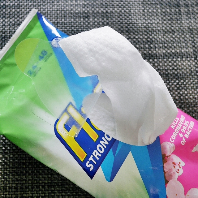 フラッシュ　ワイプ　桜の香り　Flash Strong & Thick Wipes Cherry Blossomの口コミ