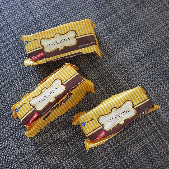 Noceda JACOBINA Square Biscuit 25g×10個　ジャコビナビスケットの口コミ