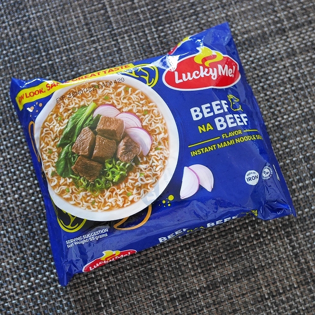 ラッキーミー　ビーフ　インスタント麺　マミヌードル　Lucky Me! Beef na Beef mamiの口コミ
