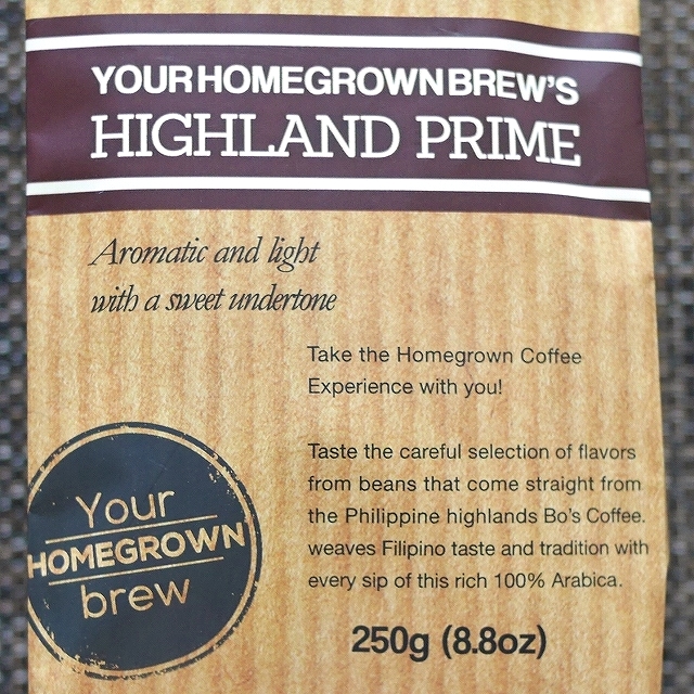 ボスコーヒー　ハイランドプライム　粉　Bo's Coffee HIGHLAND PRIME 250gの口コミ