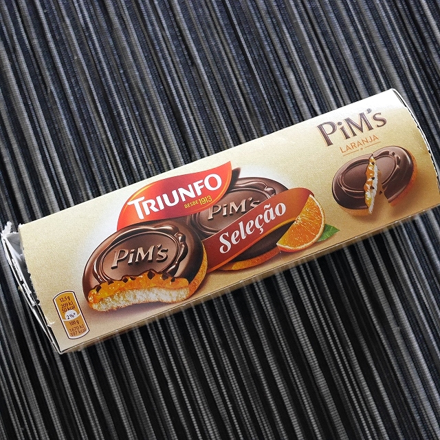 Triunfo Pim's Laranja オレンジチョコレートビスケットの口コミ
