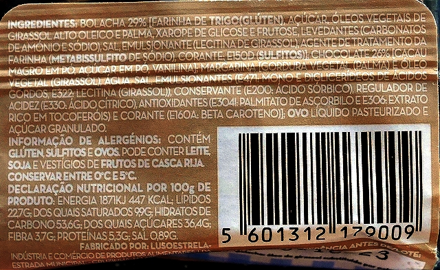 da nossa Pastelaria Salame de Chocolate 60g　チョコレートサラミの口コミ