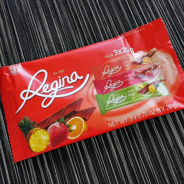 Regina　レジーナ　フルーツチョコレート３種類パック　オレンジ　いちご　パイナップルの口コミ