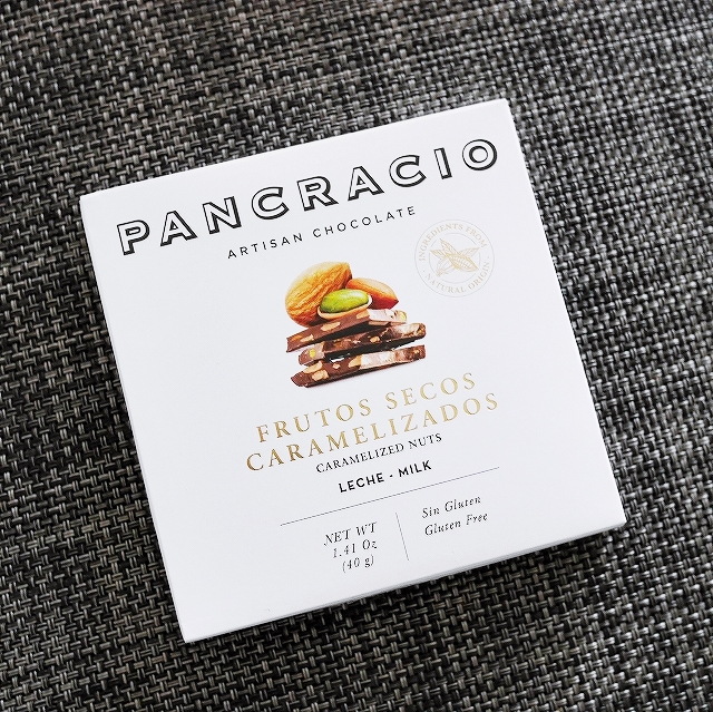 パンクラシオ　キャラメライズドナッツミルクチョコレート　40g　PANCRACIO FRUTOS SECOSの口コミ
