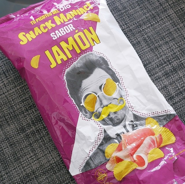 スナックマニアック　ポテトチップス　生ハム味　Snack Maniac! SABOR JAMONの口コミ
