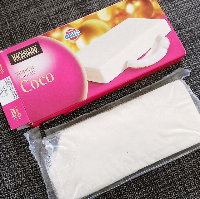 トゥロン　ココ　ココナッツヌガー　HACENDADO Turrón Cocoの口コミ