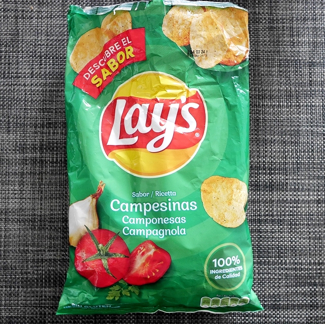 レイズ　ポテトチップス　カンペシーナス　農民味　Lay's Campesinasの口コミ