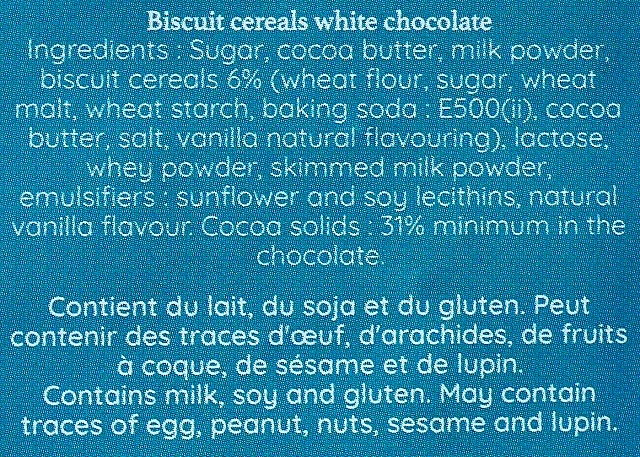 Biscochoc Bisco Family Blanc croquant　ビスコショック　ホワイトチョコレートの口コミ