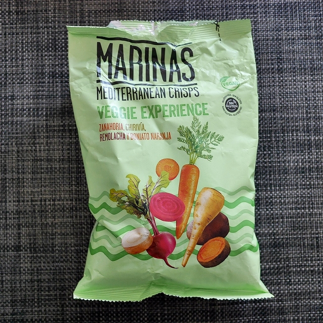 MARINAS MEDITERRANEAN CRIPS VEGGIE　ベジー　地中海野菜チップスの口コミ