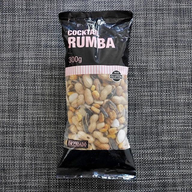 HACENDADO COCKTAIL RUMBA 300g　カクテルルンバ　ミックスナッツの口コミ
