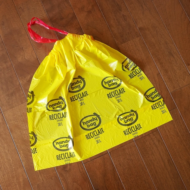 handy bag RECICLAJE ENVASES 30L 15袋 ゴミ袋の口コミ
