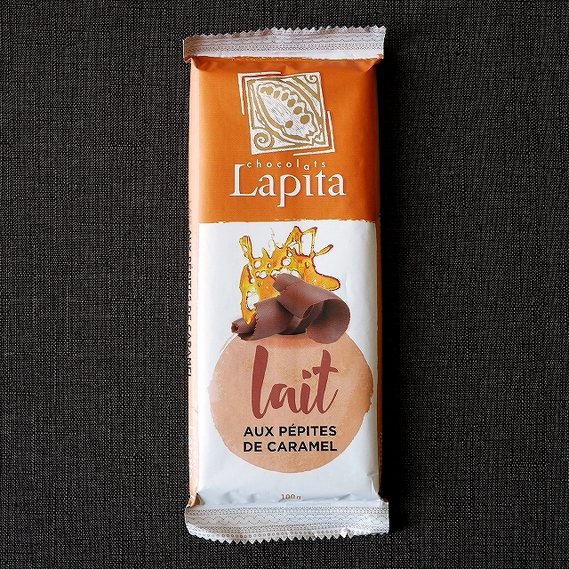 Lapita lait AUX PÉPITES DE CARAMEL　ラピタ　キャラメルチップ入りミルクチョコレートの口コミ