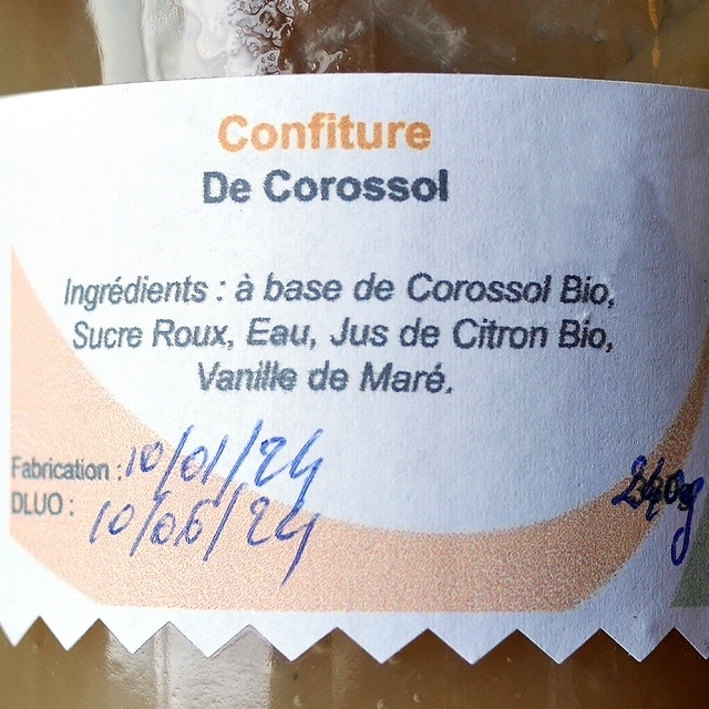 La Ferme Des Petites Fougères De Corossol　コロソルのコンフィチュールの口コミ