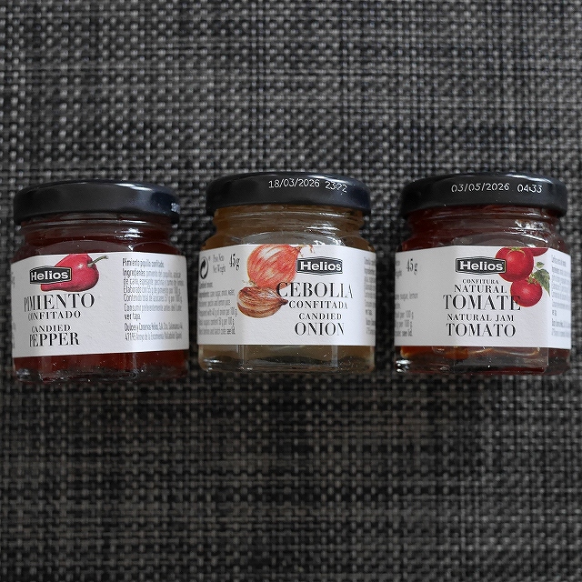 Helios Gourmet para maridar　ヘリオス　ピーマンジャム・玉ねぎジャム・トマトジャムの３個セットの口コミ