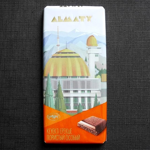 ラハット　アルマトイ　エアインチョコ　多孔質スペシャルチョコレート　80g　РАХАТ ALMATYの口コミ