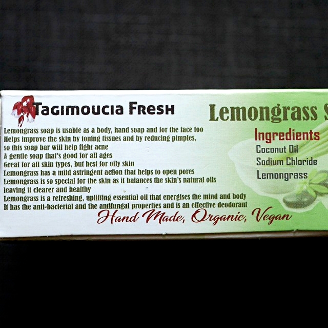 Tagimoucia Fresh Lemongrass Soap　タンギモウジアフレッシュ　レモングラスソープ　石鹸の口コミ
