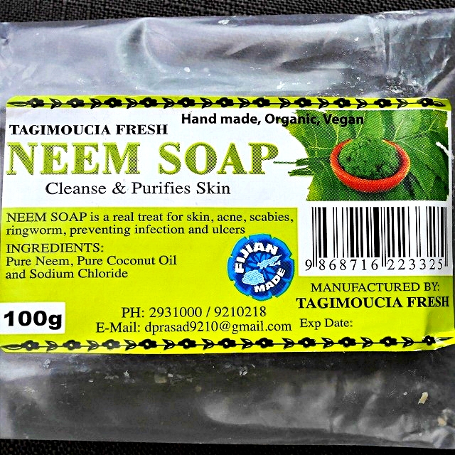 Tagimoucia Fresh NEEM SOAP　タンギモウジアフレッシュ　ニームソープ　ニーム石鹸の口コミ