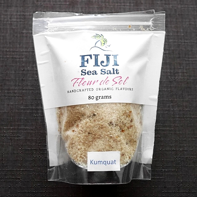 FIJI Sea Salt Fleur de Sel Kumquat 80g　フィジーシーソルト　フルールドセル　金柑塩の口コミ