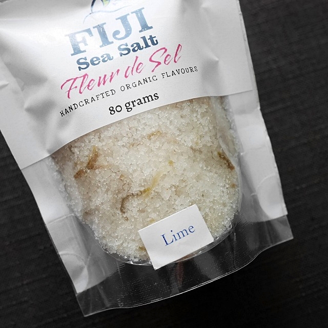 FIJI Sea Salt Fleur de Sel Lime 80g　フィジーシーソルト　フルールドセル　ライム塩の口コミ