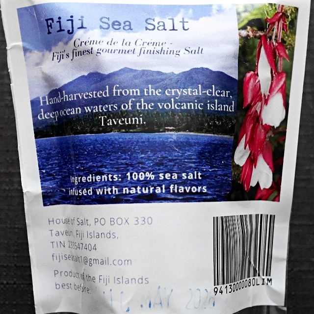 FIJI Sea Salt Fleur de Sel Lime 80g　フィジーシーソルト　フルールドセル　ライム塩の口コミ