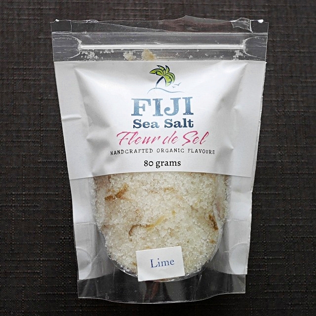 FIJI Sea Salt Fleur de Sel Lime 80g　フィジーシーソルト　フルールドセル　ライム塩の口コミ