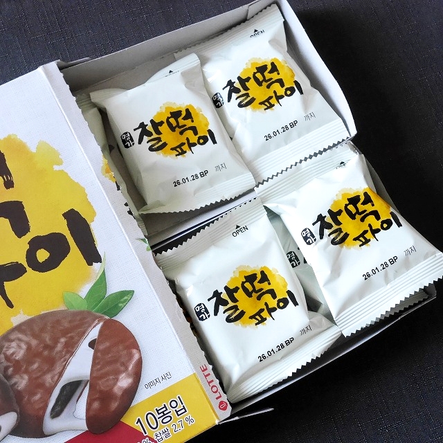 LOTTE　ロッテ　名家　チャルトックパイ　餅チョコパイ　350gの口コミ