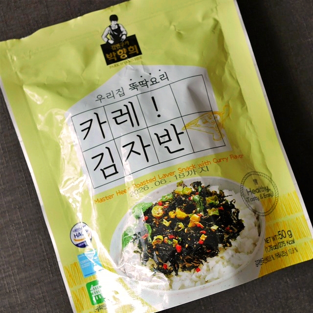 パクヒャンヒ海苔　キムジャバン　カレー！味　カレー味　韓国のりふりかけの口コミ