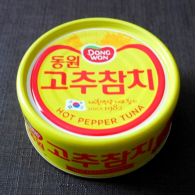 Dongwon　唐辛子ツナ缶　４缶セット　ドンウォン　コチュチャムチ　ホットペッパーツナ缶詰の口コミ