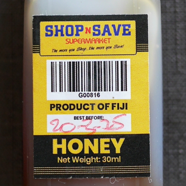 SHOP N SAVE PRODUCT OF FIJI HONEY 30ml　フィジー産蜂蜜の口コミ