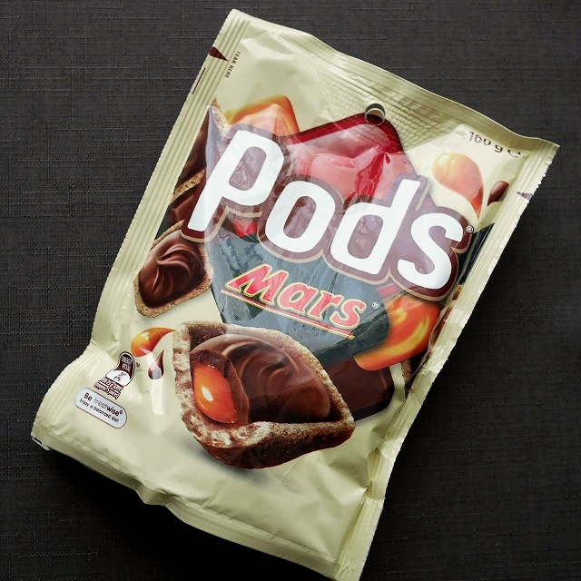 ポッズ　マーズ　チョコレートスナック　Pods Mars Chocolate Snack 160gの口コミ