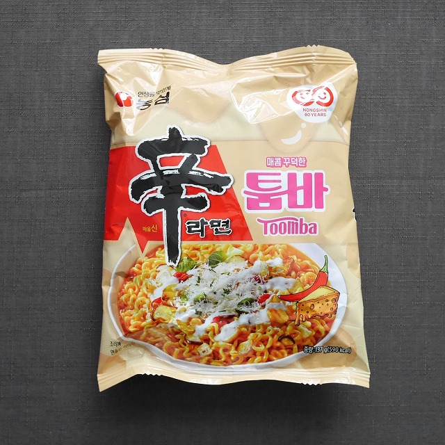 農心　辛ラーメントゥーンバ　Toomba　４袋　クリームパスタ風焼きそば　汁なし麺　袋麺の口コミ