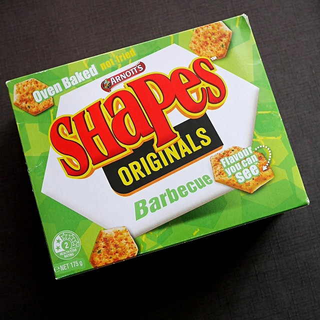 アーノッツ　シェイプス　オリジナル　バーベキュー味　スナック　ARNOTT'S Shapes ORIGINALSの口コミ