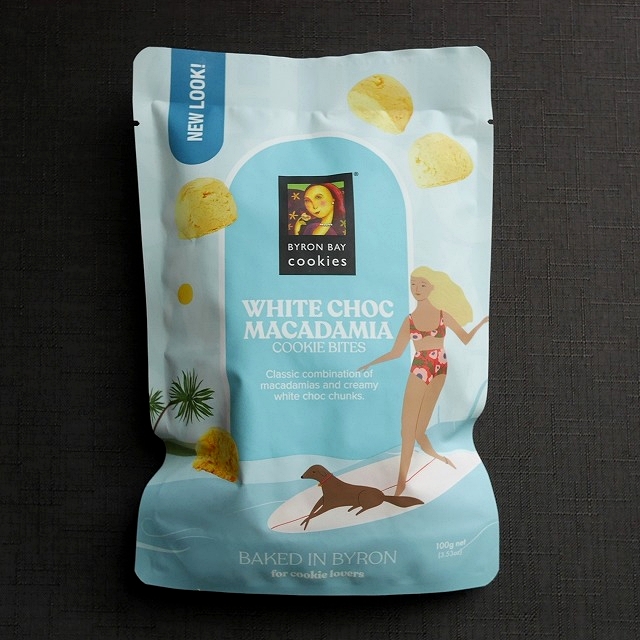 バイロンベイクッキー　ホワイトチョコマカダミア　BYRON BAY cookies WHITE CHOC 100gの口コミ