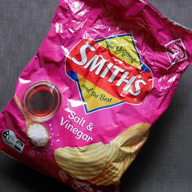 スミス　ソルト＆ビネガー　ポテトチップス　SMITH'S Salt & Vinegarの口コミ