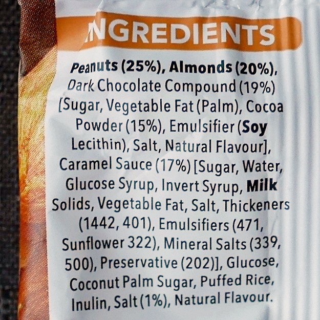 ゴーナチュラル　チョコソルテッドキャラメル　ナッツバー　Go Natural CHOC SALTED CARAMELの口コミ
